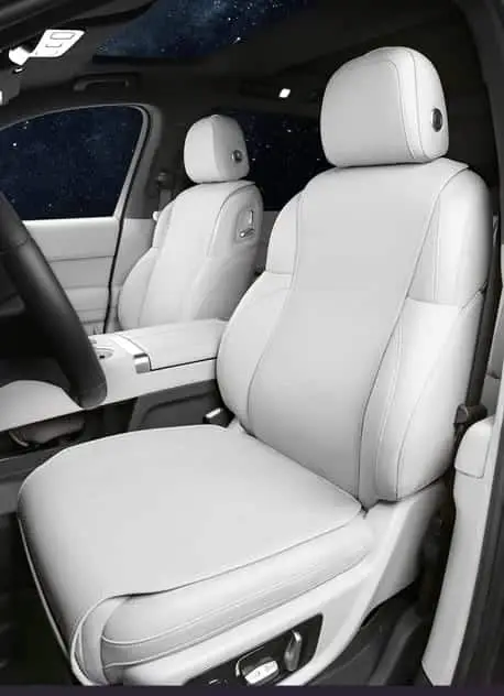 Чехлы на сиденье из эко кожи Lixiang L8, L9, белого цвета, из 11 элементов