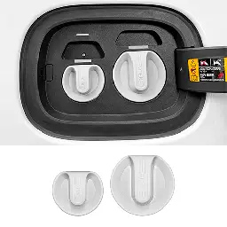 Заглушка на порт зарядки Lixiang L6, L7, L8, L9, Белого цвета, на магните