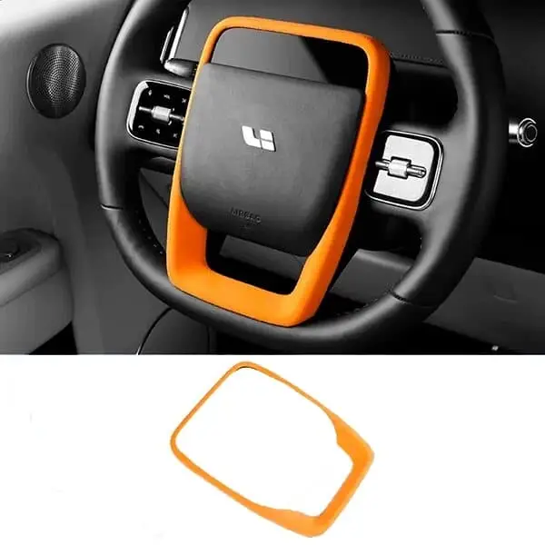 Вставка в руль Lixiang L6, L7, L8, L9, оранжевого цвета