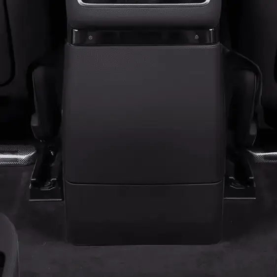 Защита на холодильник Lixiang L6, L7 Max, Ultra, с застежкой, черного цвета, из 2х элементов