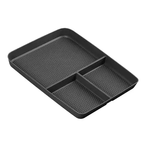 Органайзер в центральную панель, силиконовый Lixiang L6, L7 2024, черного цвета