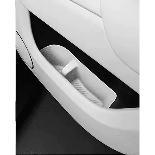 Силиконовые накладки в дверную карту, на задний ряд Lixiang L6, Белого цвета, комплект 2 шт