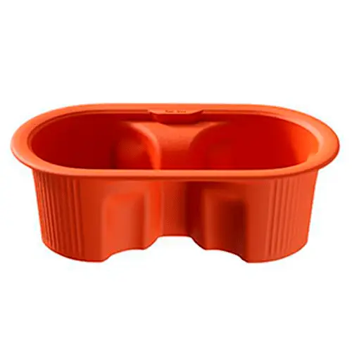 Силиконовая вставка в подлокотник второй ряд Lixiang L6, оранжевый цвет