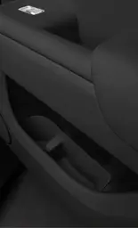 Силиконовые накладки в дверную карту, на задний ряд Lixiang L6, черного цвета, комплект 2 шт