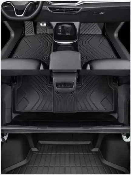 Однослойные полики, коврики в салон и багажник Volkswagen ID.4, TPE