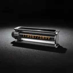 Автовизитка, авто табличка Zeekr, с подсветкой на солнечной батарее