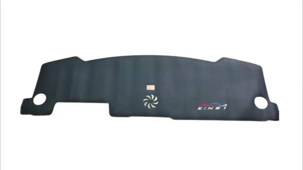 Накидка, накладка на переднюю панель, "торпедо" Honda e:NS1, из эко кожи, черного цвета