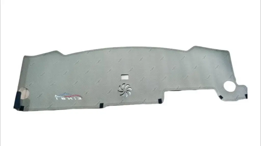 Накидка, накладка на переднюю панель, "торпедо" Honda e:NS1, из эко кожи, черного цвета