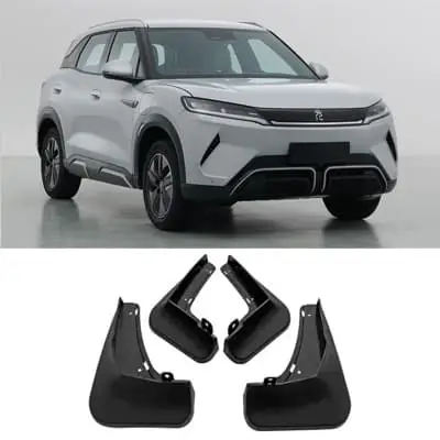 Брызговики BYD Yuan Up, 2024-2025 годa, черного цвета
