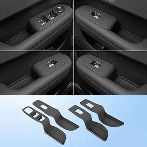 Силиконовые накладки на дверные ручки Lixiang L6, Черного цвета