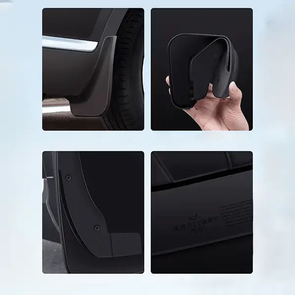 Брызговики Lixiang L6, черного цвета