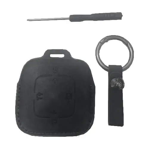 Чехол для смарт ключа Zeekr, черного цвета, нубук