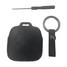 Чехол для смарт ключа Zeekr, черного цвета, нубук