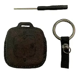 Чехол для смарт ключа Zeekr, черного цвета, замша