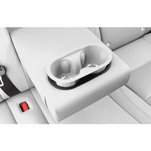 Силиконовая вставка в подлокотник второй ряд Lixiang L6, белый цвет