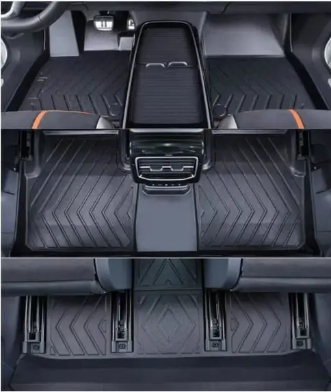 Однослойные полики, коврики в салон Volkswagen ID.6, TPE