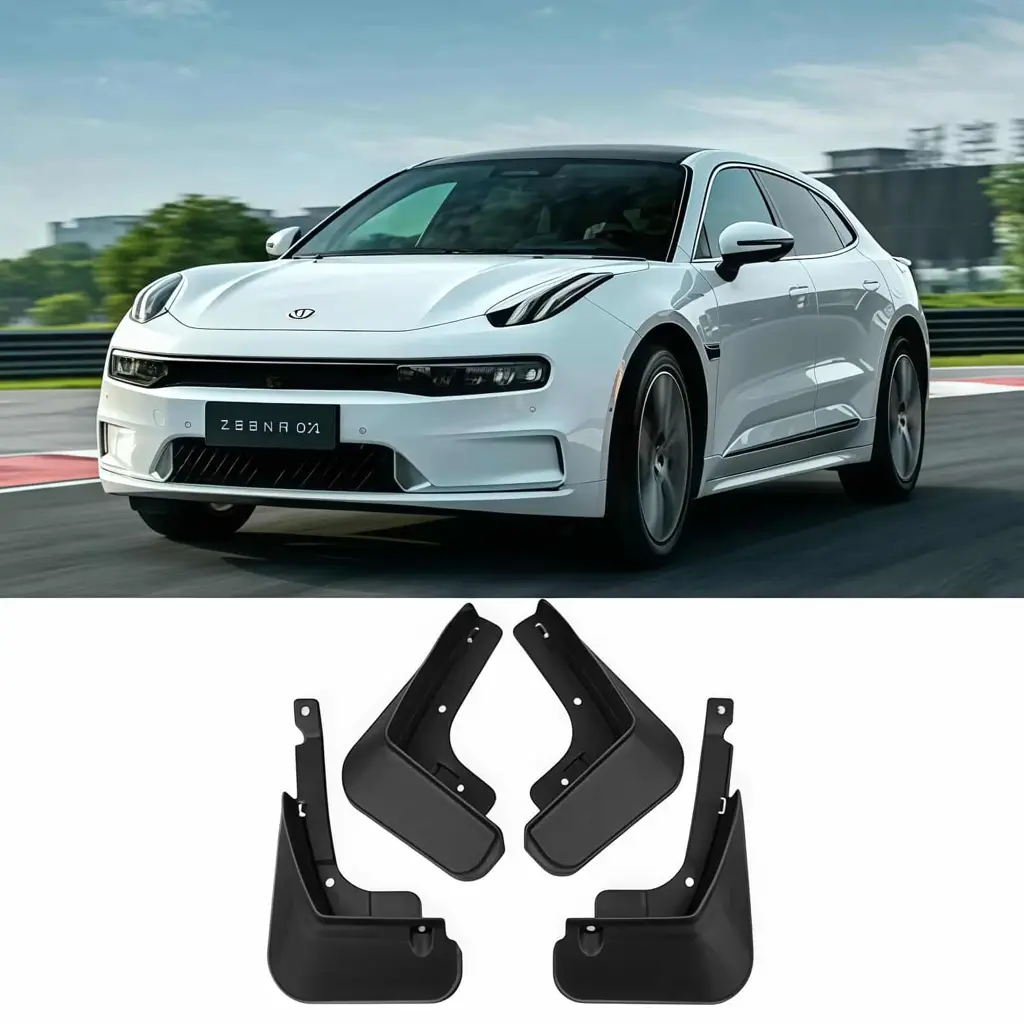 Брызговики Zeekr 009, черного цвета, 2023 год