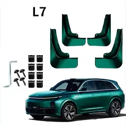 Глянцевые брызговики Lixiang L7, изумрудного цвета, 2023 год