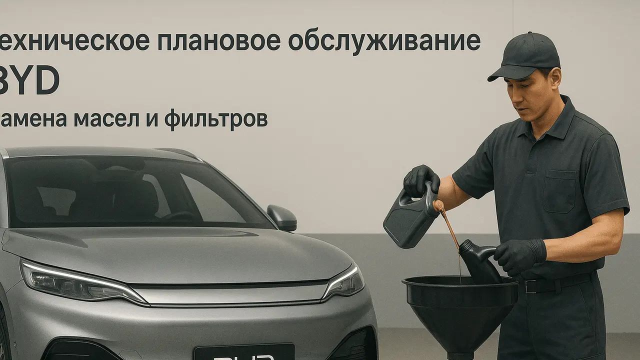 Заміна олії BYD у Києві